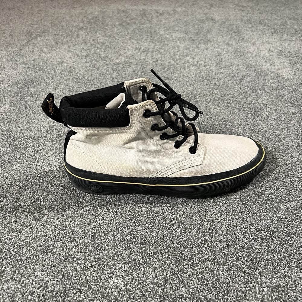 Dr. Martens Allana Womens Size 9 White Canvas High Top Lace Up Sneakers AW004